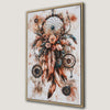 Bohemian Dreamcatcher with Roses Canvas Print Wall Art