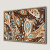 Bohemian Feather Art Canvas Print for Trendy Wall Decor