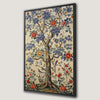 Bohemian Floral Tree and Birds Canvas Print Wall Art