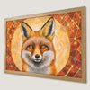 Bohemian Fox Art Poster - Vibrant Animal Wall Decor