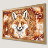Bohemian Fox Tribal Art Poster - Geometric Wall Decor