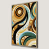 Bohemian Geometric Framed Canvas Print Art Piece