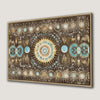 Bohemian Mandala Framed Canvas Print for Wall Art