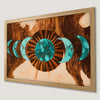 Bohemian Moon Phase Art Poster | Celestial Wall Decor