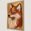 Bohemian Red Fox Art Poster - Vibrant Wildlife Decor
