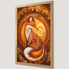 Bohemian Red Fox Art Poster - Vibrant Wildlife Decor