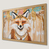 Bohemian Red Fox Portrait Art Poster for Modern Decor