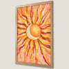 Bohemian Sun and Moon Art Poster - Vibrant Wall Decor