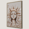 Bohemian Sun Goddess Canvas Print Spiritual Decor