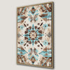Bohemian Tribal Pattern Canvas Print with Ethnic Geometric Design