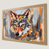 Bohemian Wolf Art Poster - Majestic Wildlife Print for Home