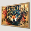 Bohemian Wolf Art Poster - Vibrant Wall Decor