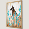 Bohemian Wolf Silhouette Art Poster for Bedroom Decor
