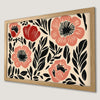 Boho Botanical Floral Art Poster - Minimalist Wall Decor