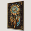 Boho Chic Dreamcatcher Framed Canvas Print