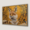 Boho Chic Fox Portrait Canvas Print Art for Animal Lovers