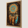 Boho Dreamcatcher Art Poster - Chic Bohemian Wall Decor
