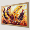 Boho Feather Art Poster - Vibrant Wall Decor