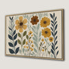 Boho Floral Elegance Canvas Print for Home Decor