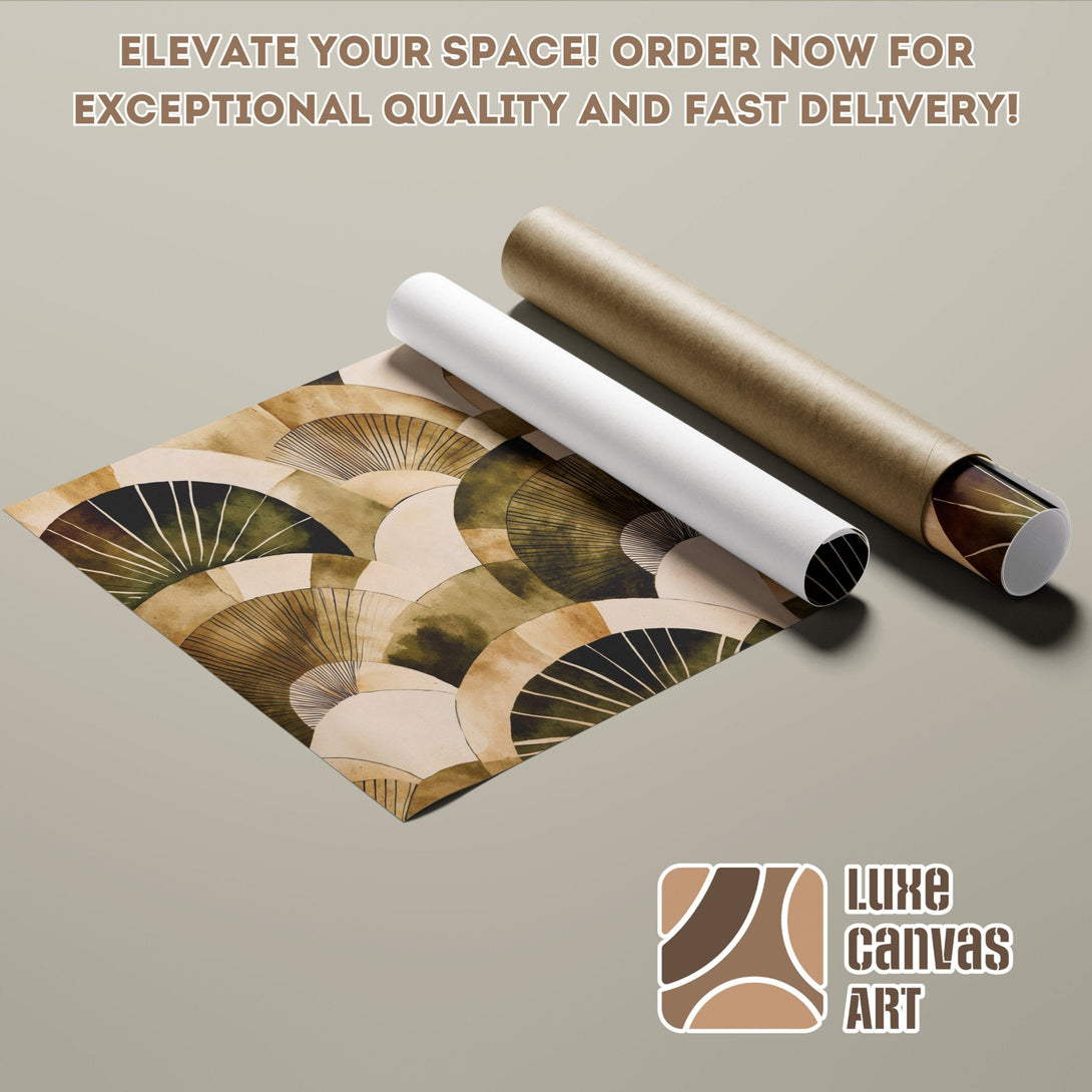 Abstract art Poster Roll in neutral tones. Elevate your space with this stylish print!