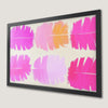 Boho Pink Abstract Art Poster - Vibrant Wall Decor