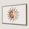 Boho Sun and Moon Abstract Canvas Print Art for Home