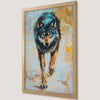 Boho Wolf Portrait Art Poster for Home Decor