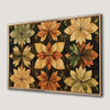 Bold Floral Pattern Canvas Print Framed Abstract Art