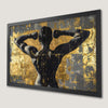 Bold Woman Fitness Art Poster - Modern Home Decor