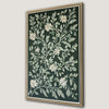 Botanical Floral Plant Canvas Print with Green Leaves