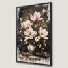 Bouquet of Magnolia in Vase Canvas Print Floral Decor