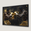 Boxing Legends Canvas Print Gold and Black Sports Art