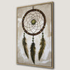 Brown and Green Dreamcatcher Spiritual Canvas Wall Art