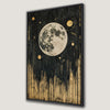 Celestial Moonlight Mystical Night Sky Canvas Print