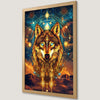 Celestial Wolf Spirit Art Poster - Mystical Decor for Your Walls