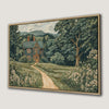 Charming Cottage in Rural Landscape Canvas Print