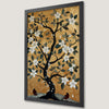 Charming Floral Tree with Birds Art Poster for Home Decor
