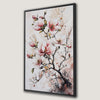 Charming Pink Magnolia Branches Canvas Print Artwork