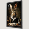 Charming Victorian Bunny Art Poster - Vintage Rabbit Decor