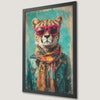 Cheetah with Sunglasses Art Poster - Playful Wall Decor