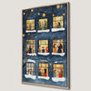 Christmas Celebration Winter Festive Canvas Print Decor