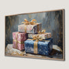 Christmas Gifts Still Life Painting Canvas Print