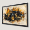 Classic Car Art Poster: Vintage Vehicle Wall Decor for Enthusiasts