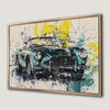 Classic Car Vibrant Canvas Print Retro Vehicle Wall Art