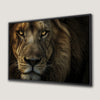 Close-Up Lion Head Canvas Print Portrait Decor