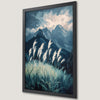 Cloudy Mountain Vista Art Poster - Bring Nature's Beauty Home
