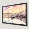 Coastal Harbor Art Poster for Nautical Decor
