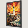 Coastal Lighthouse Art Poster - Sea Beacon Print for Your Home