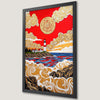 Coastal Lighthouse Seascape Art Poster for Nautical Decor