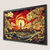 Coastal Lighthouse Storm Art Poster - Dramatic Seascape Decor